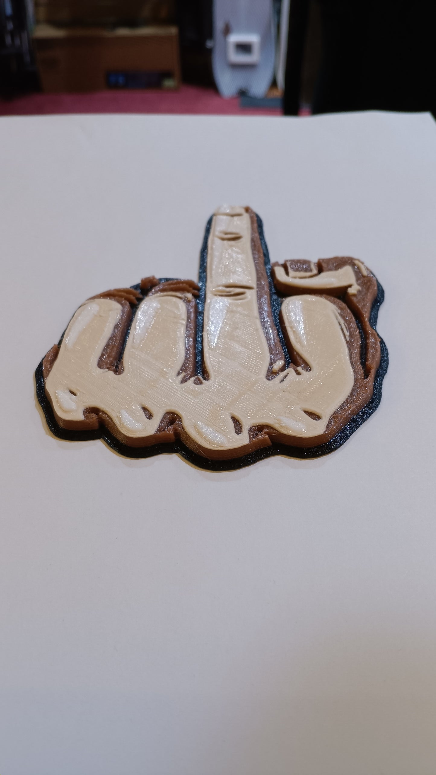 Middle Finger Stomp Pad