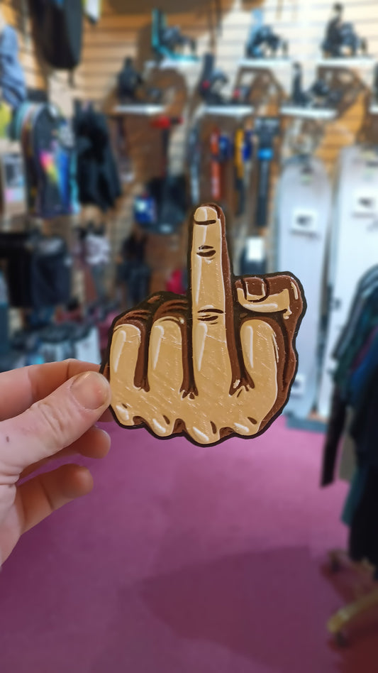 Middle Finger Stomp Pad