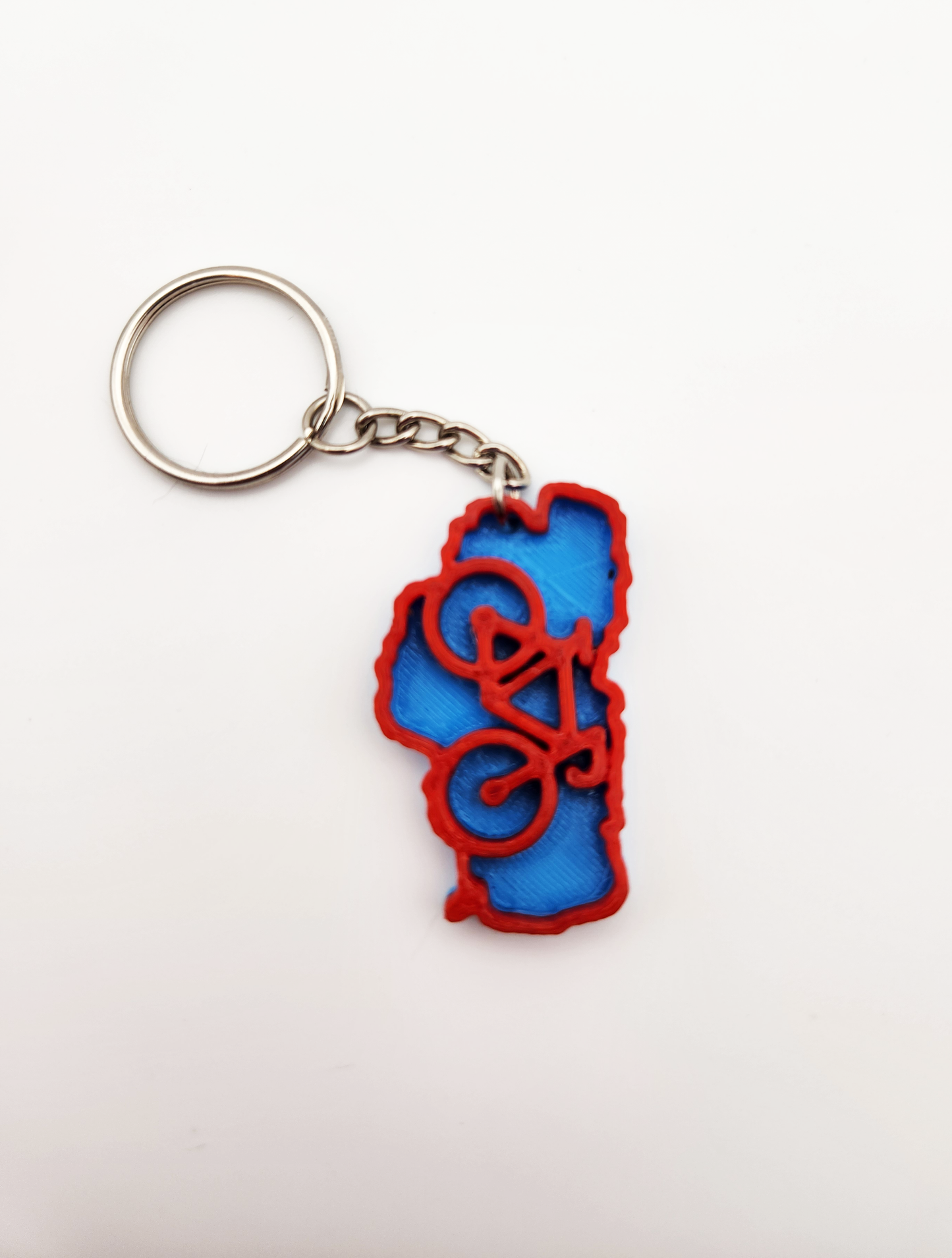 Lake Tahoe Bicycle Keychain