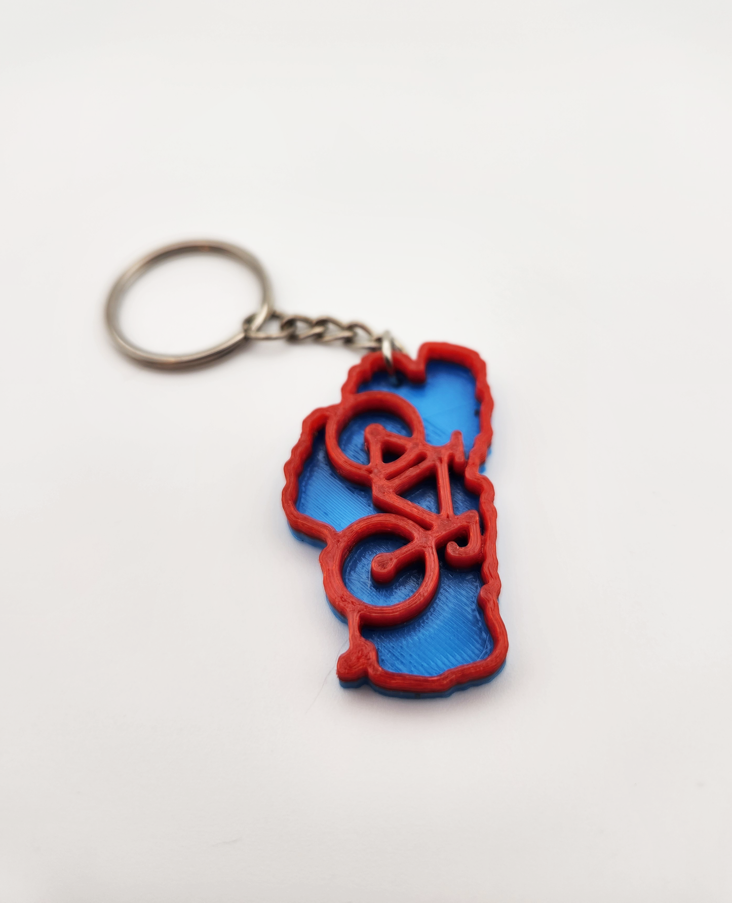 Lake Tahoe Bicycle Keychain