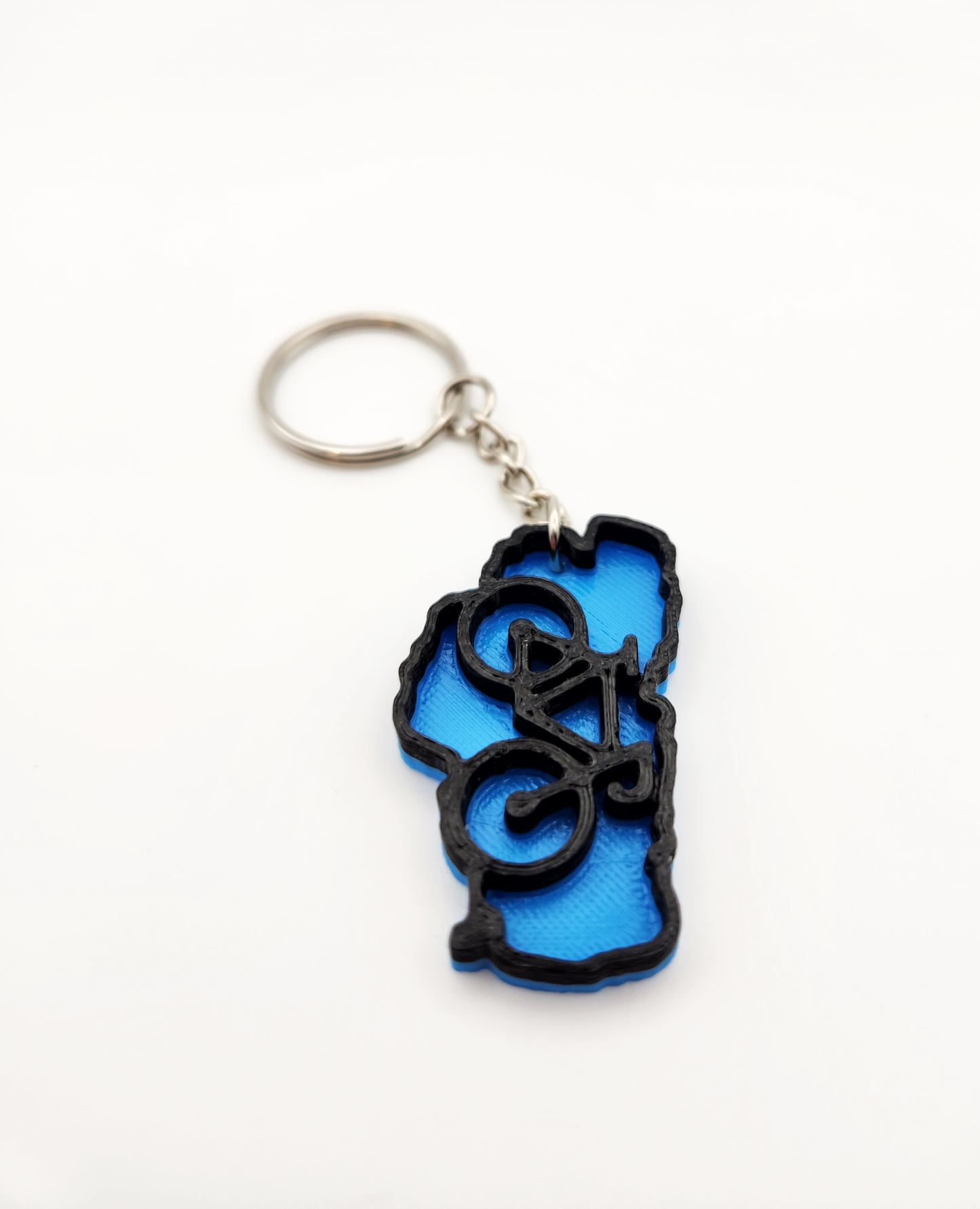 Lake Tahoe Bicycle Keychain