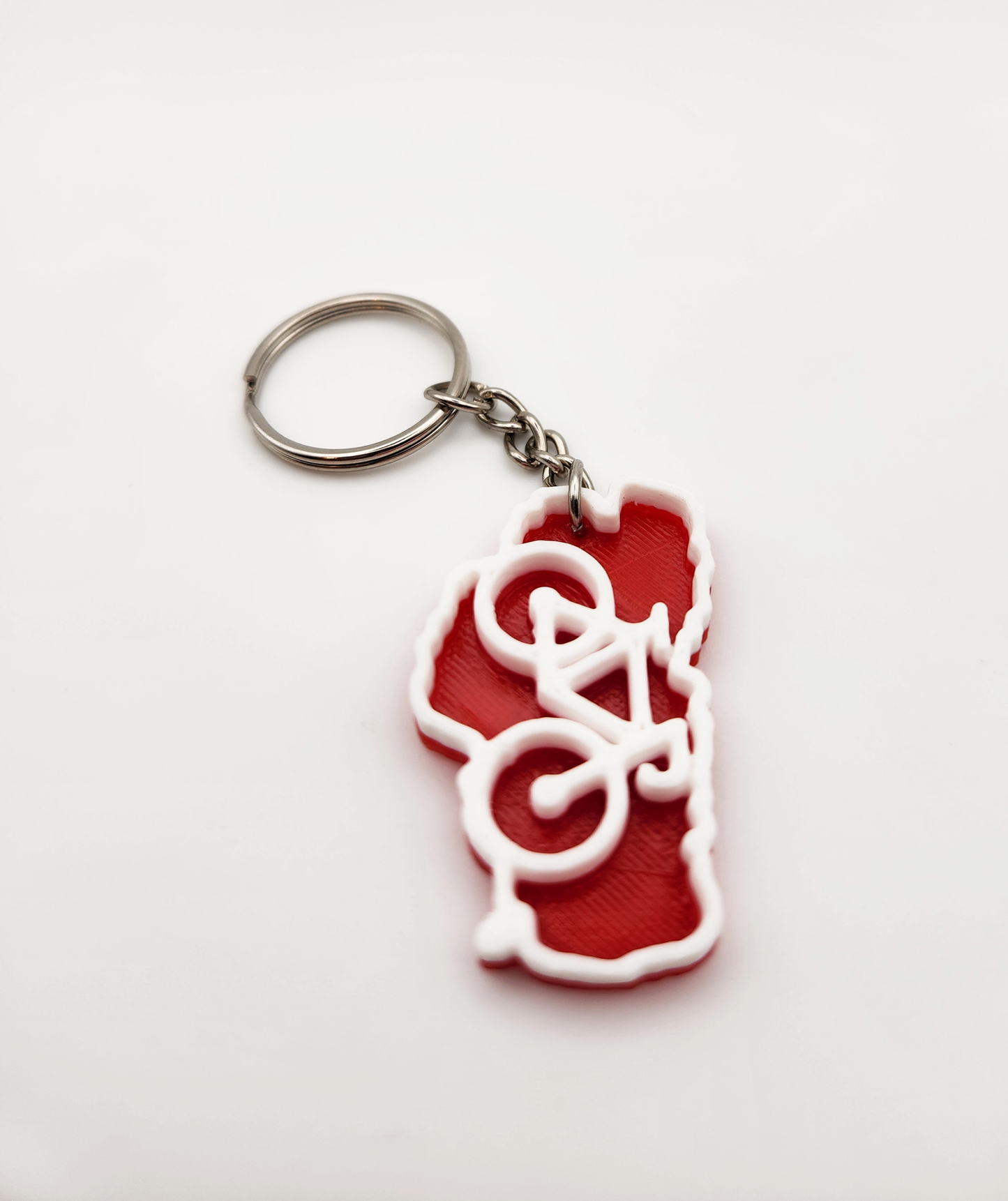 Lake Tahoe Bicycle Keychain