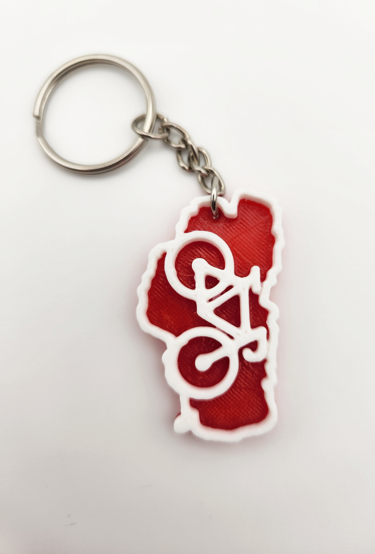Lake Tahoe Bicycle Keychain