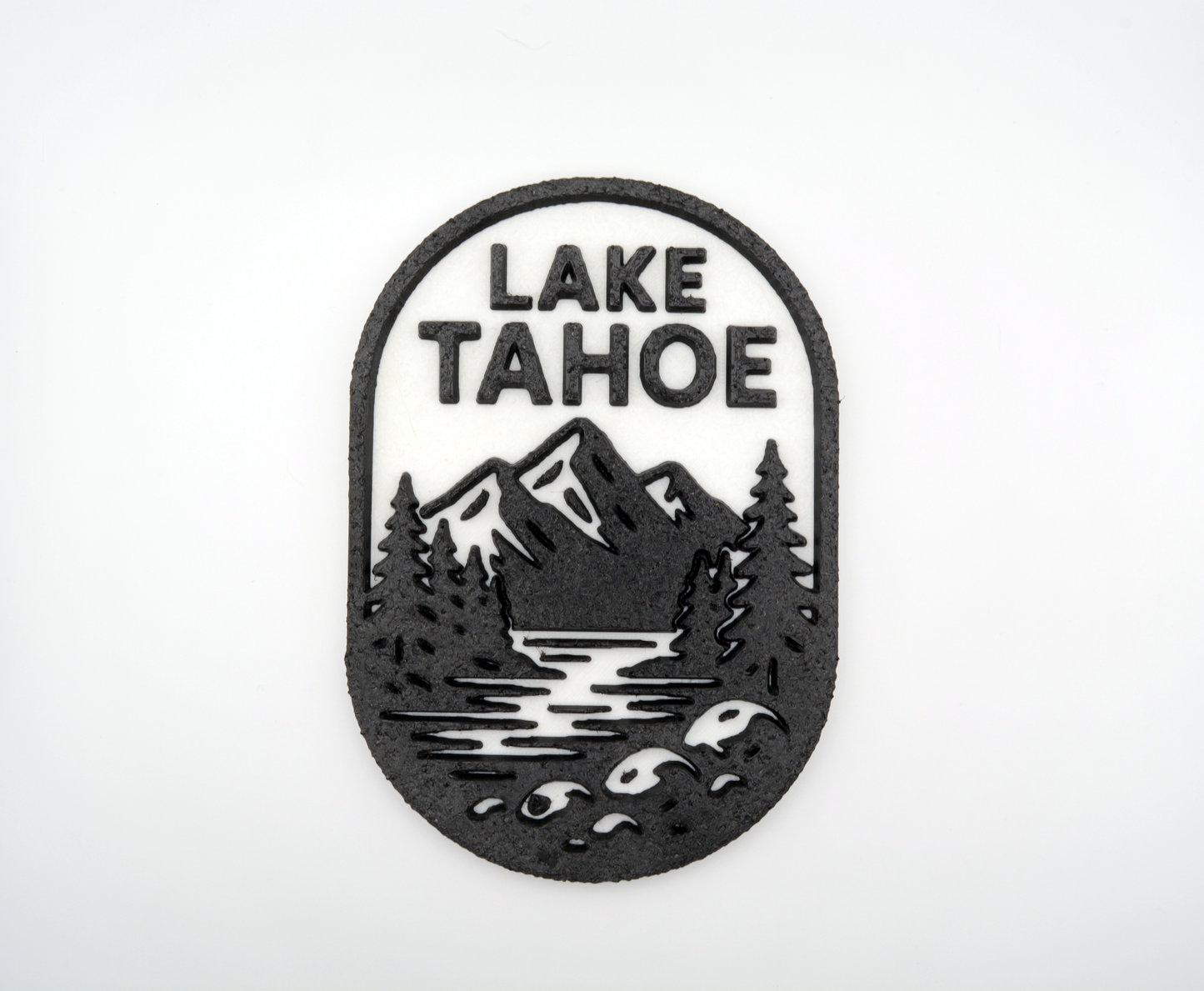 Lake Tahoe Mountain Scene - Snowboard Stomp Pad