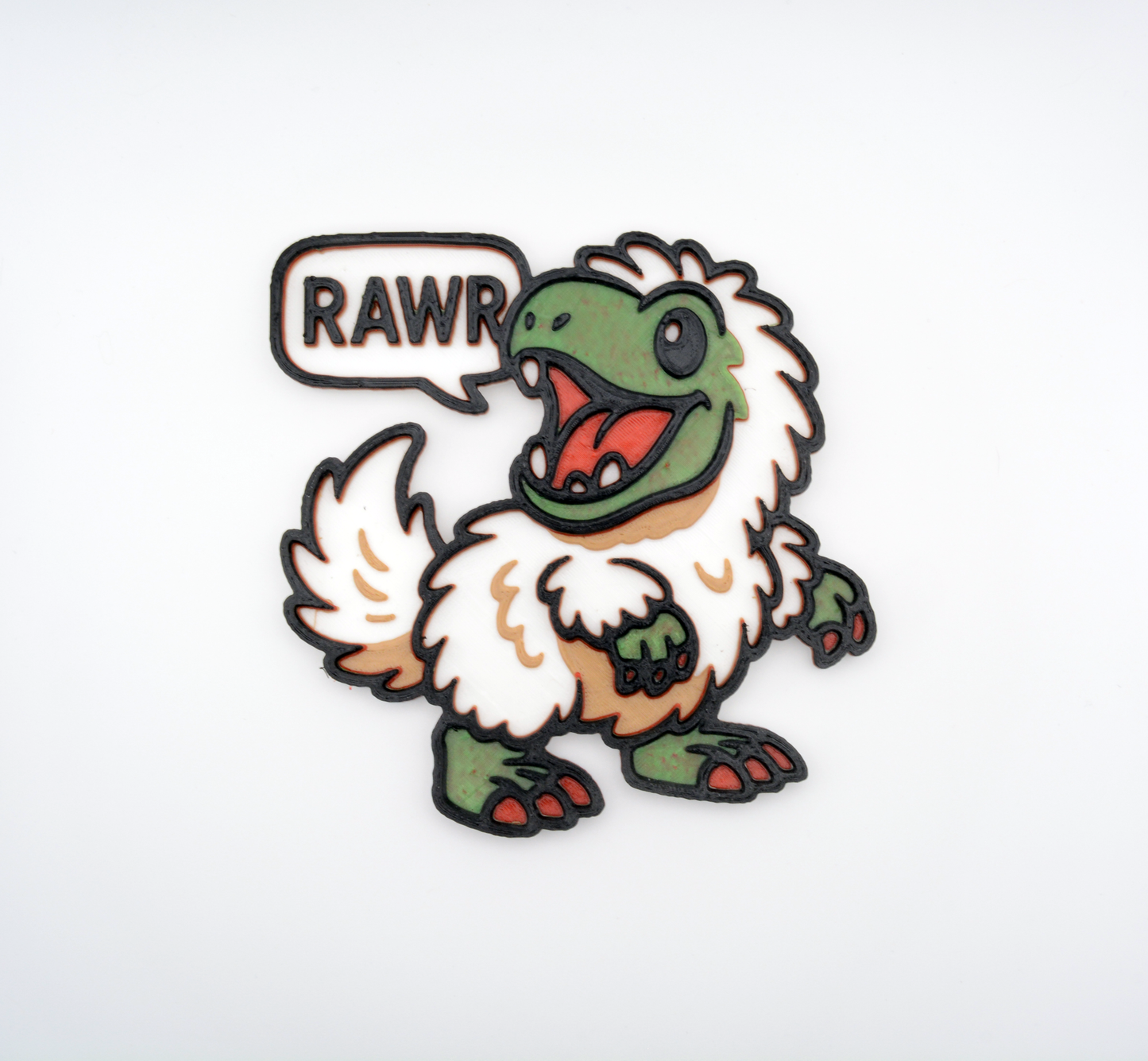 Rawr T-Rex Snowboard Stomp Pad - Custom Traction Pad