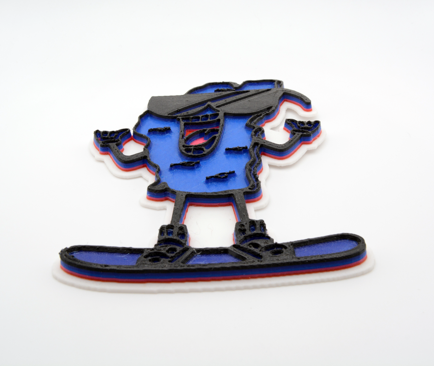 "Tahoe Tommy" - Tahoe Stomp Logo Snowboard Stomp Pad - Custom Traction Pad