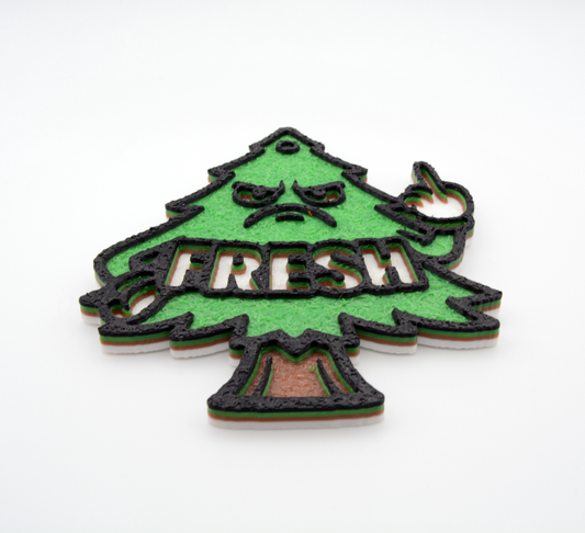 Angry Air Freshener Snowboard Stomp Pad - Custom Traction Pad