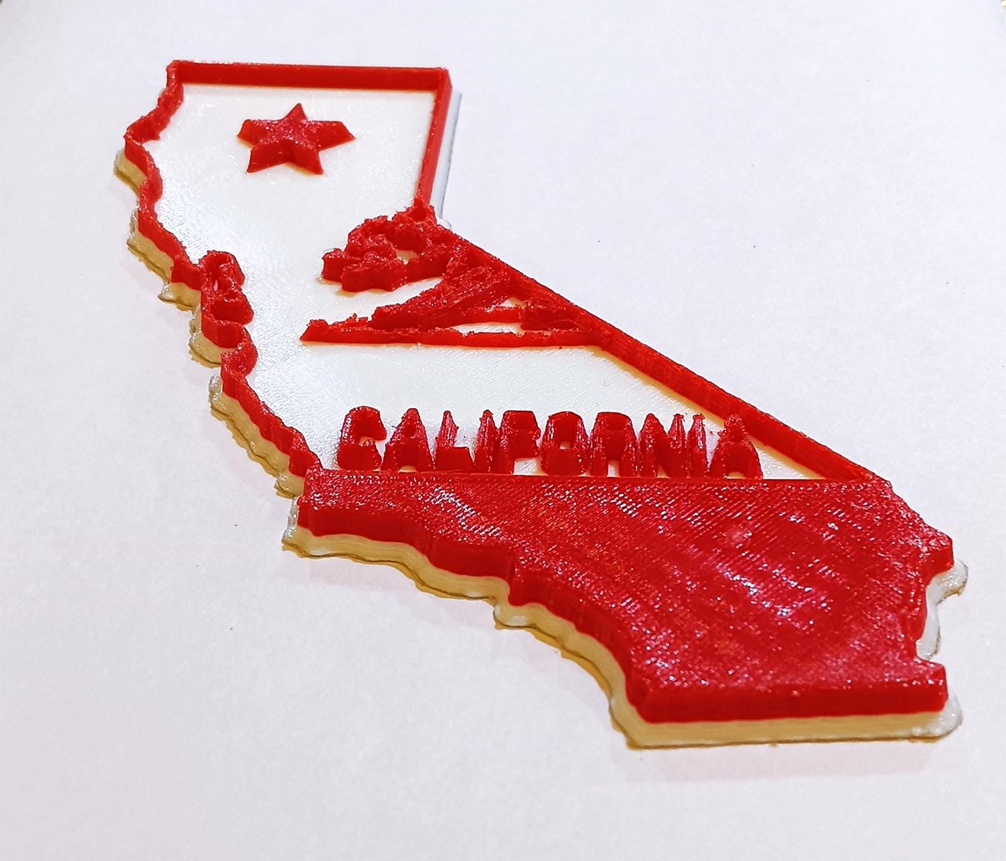 California Flag Bear Snowboard Stomp Pad