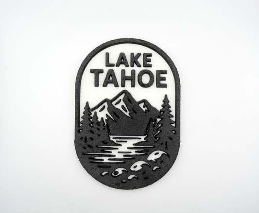 Lake Tahoe Mountain Scene - Snowboard Stomp Pad