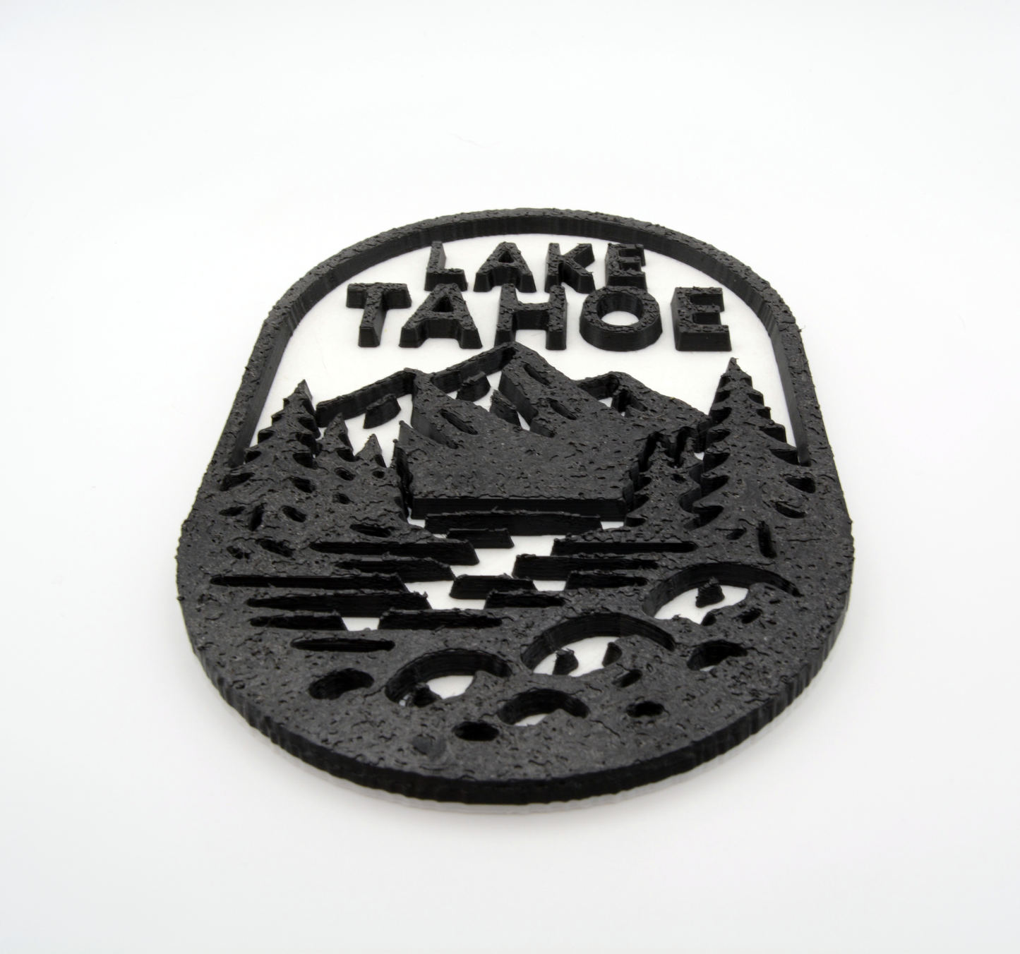 Lake Tahoe Mountain Scene - Snowboard Stomp Pad