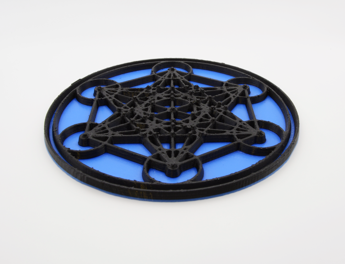 Metatron's Cube Stomp Pad or 3D sticker emblem for your car in two colors