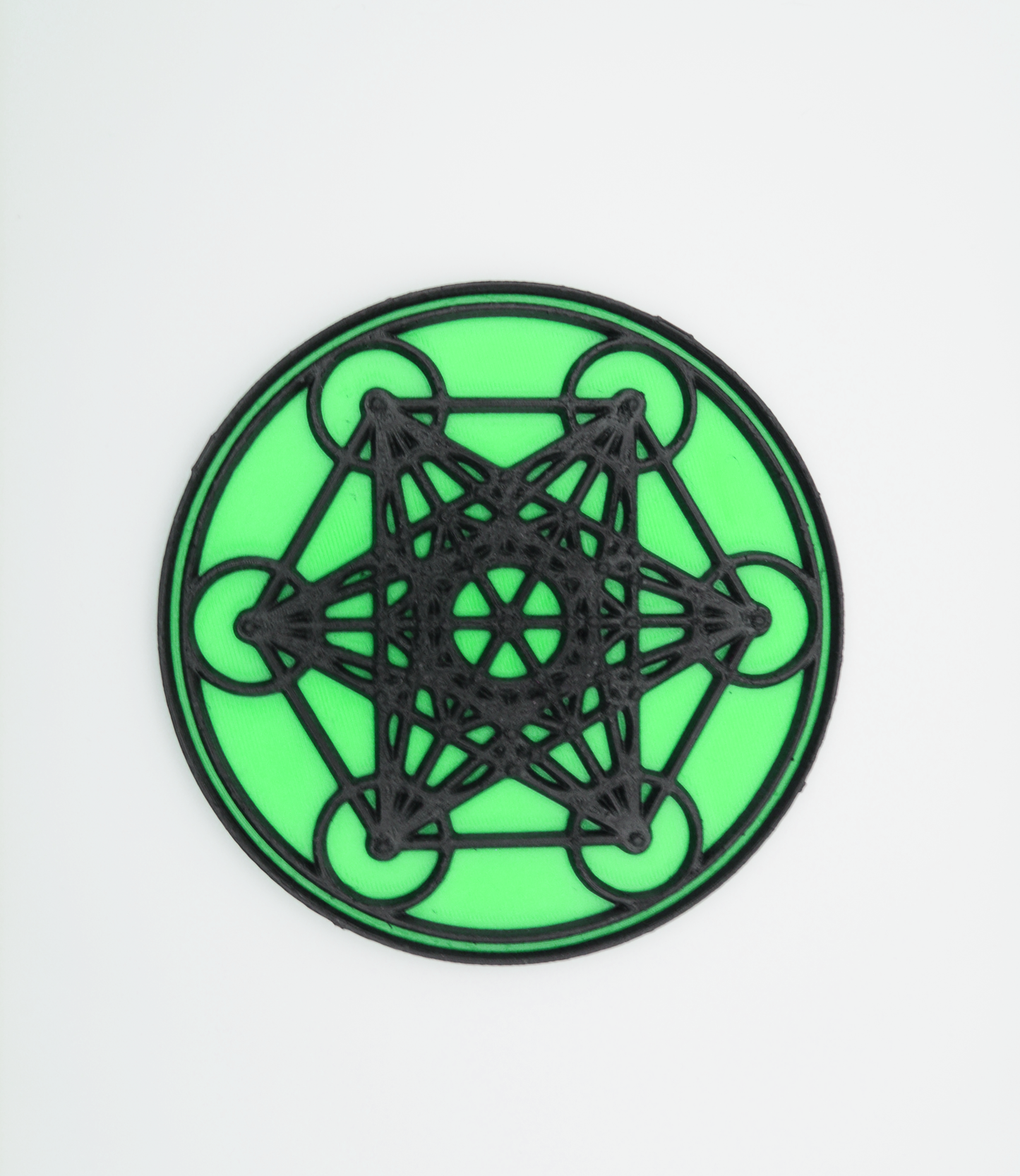 Metatron's Cube Stomp Pad or 3D sticker emblem for your car in two colors