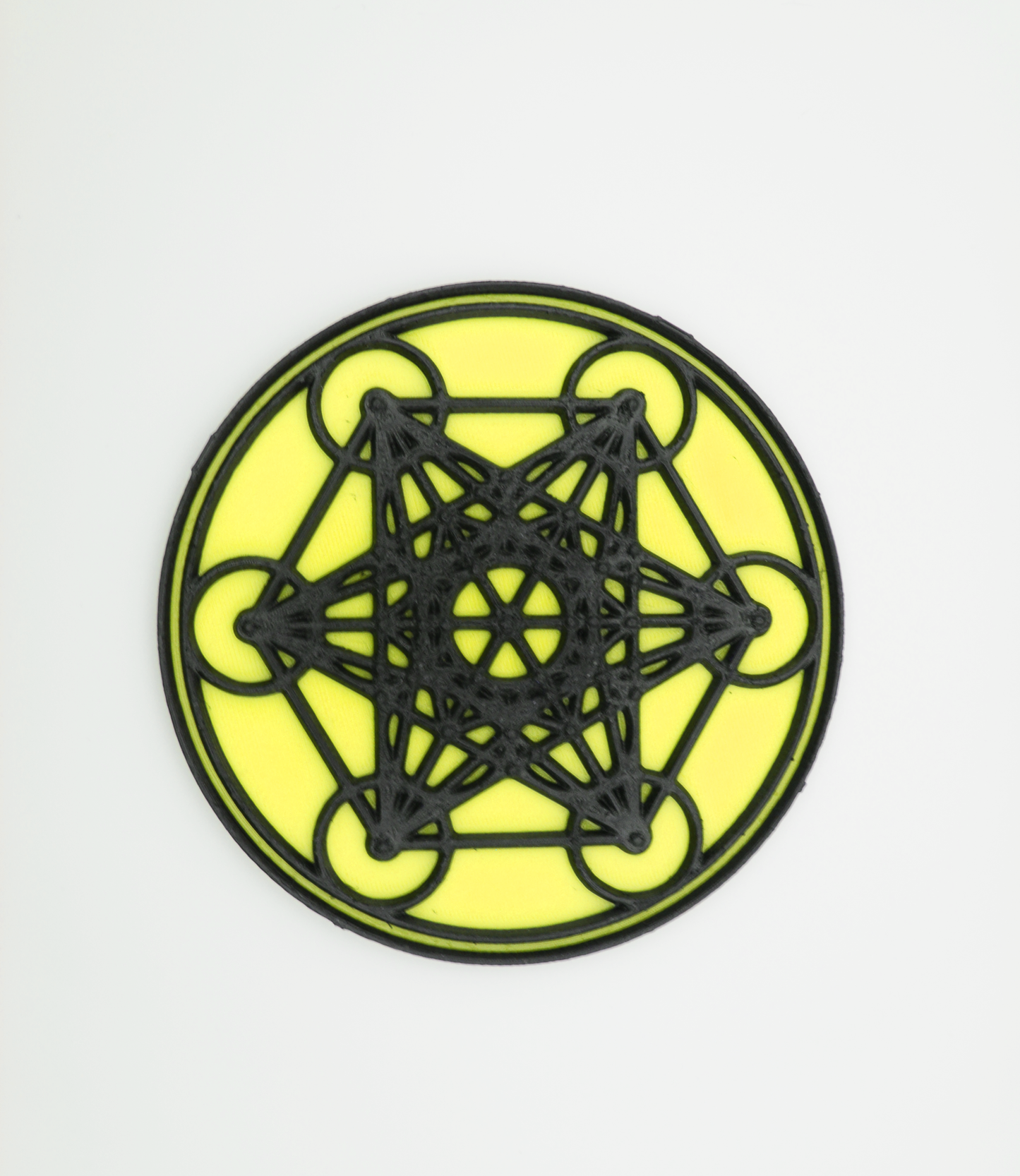 Metatron's Cube Stomp Pad or 3D sticker emblem for your car in two colors