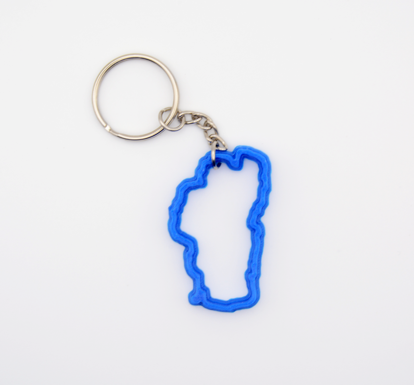Lake Tahoe Outline Keychain