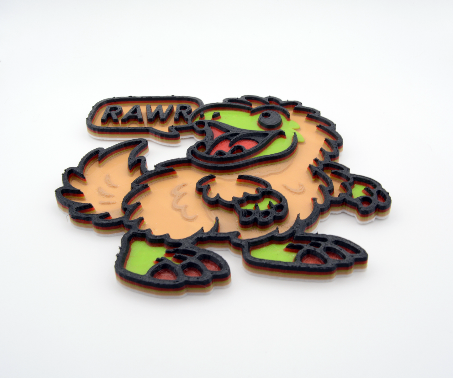 Rawr T-Rex Snowboard Stomp Pad - Custom Traction Pad