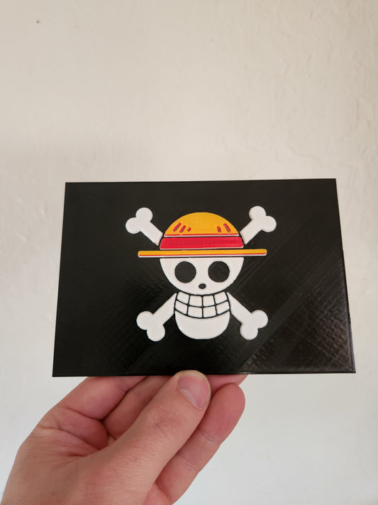 One Piece Straw Hat Jolly Roger House Flag Snowboard Stomp Pad