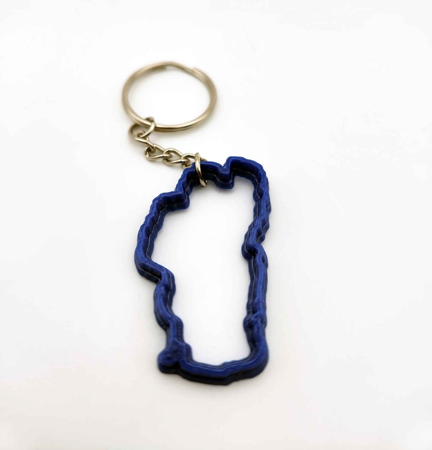 Lake Tahoe Outline Keychain