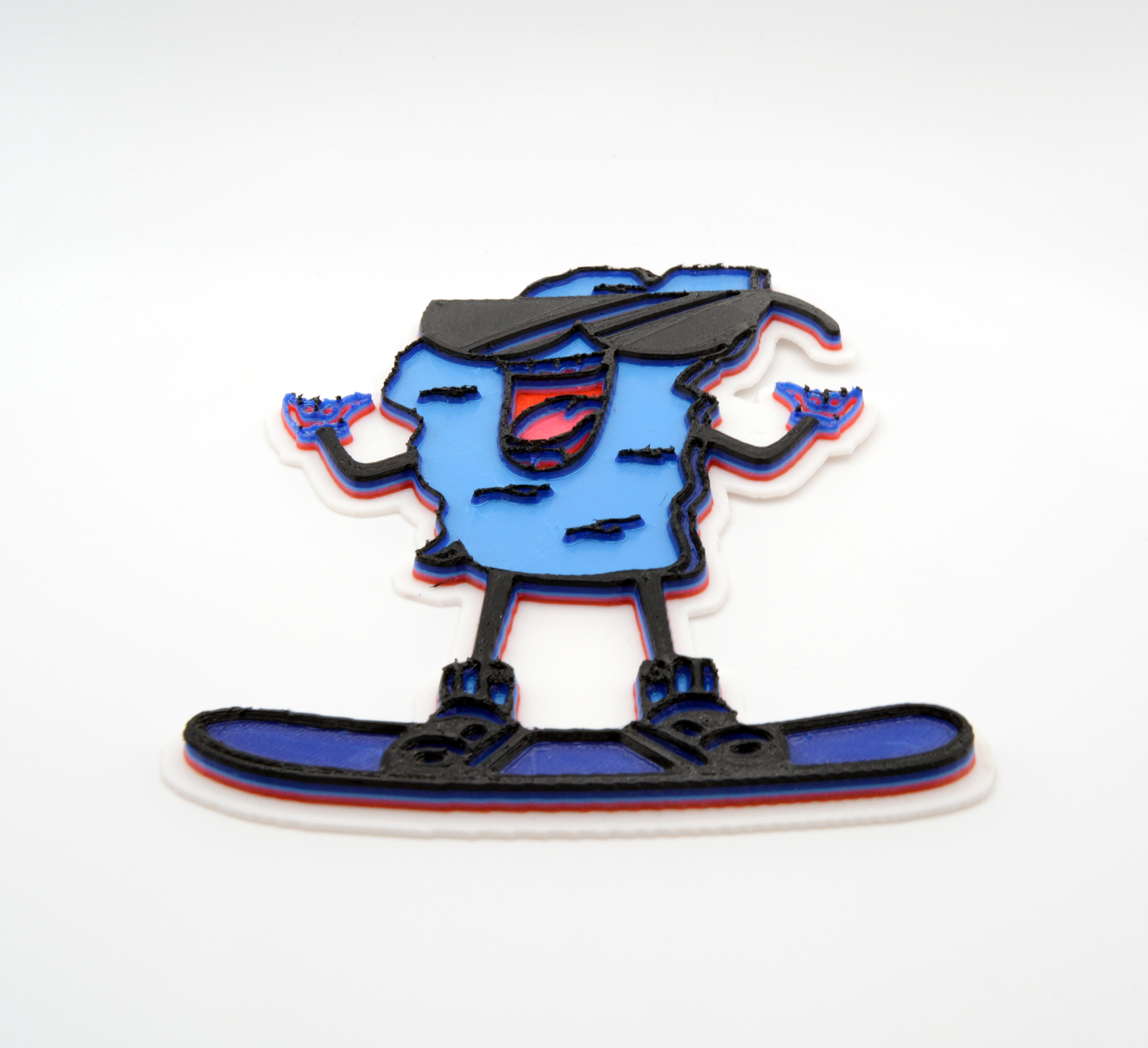 "Tahoe Tommy" - Tahoe Stomp Logo Snowboard Stomp Pad - Custom Traction Pad